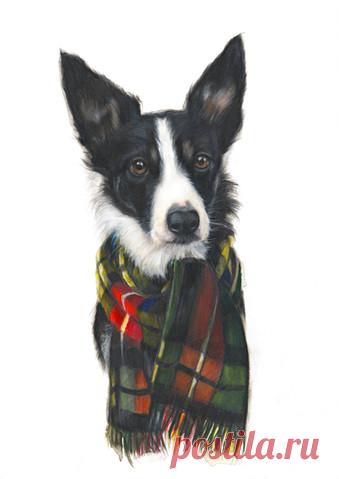 Art by Lana Mathieson | Scottish Themed Art | Custom Pet Portraits | Lanark, Scotland
