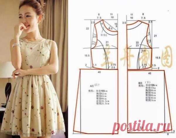 Летние платья и сарафаны с простыми выкройками… 50 платьев — 50 выкроек! — БУДЬ В ТЕМЕ