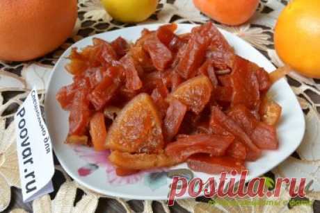 Цукаты из тыквы, лимона и апельсина