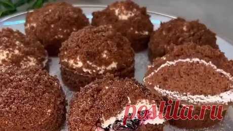 Нежные, тающие во рту, пирожные! Вкус не передать словами🤤
