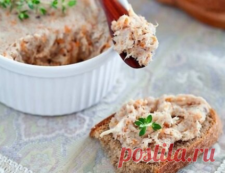 Энергетический паштет из курицы и моркови для ПП-перекуса