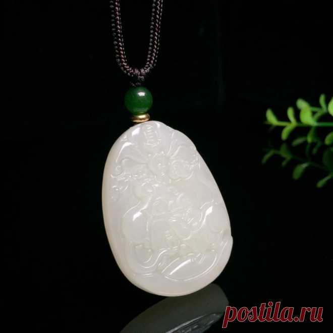 Necklaces for women Hetian jade necklace pendant Charm | Etsy