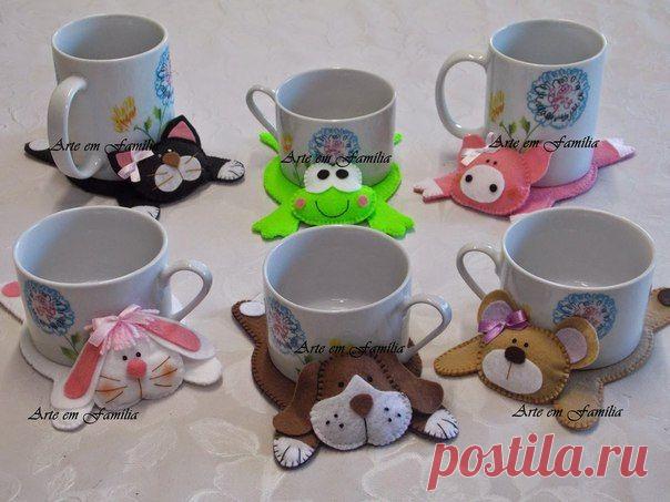 Шьём подставки под чашки