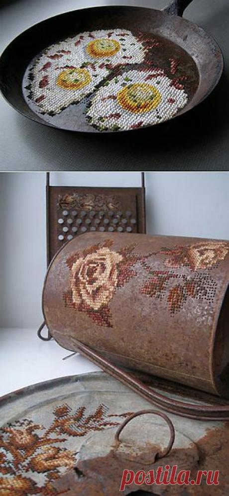 Вышивка по металлу | Своими руками | Рукоделие. Красота. Здоровье