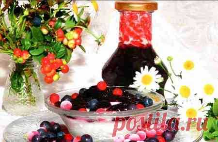 Чернично-брусничный соус