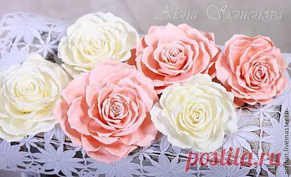 Просто и быстро! "Зефирная" роза своими руками!.