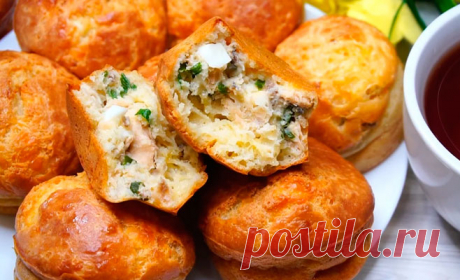 Ура они существуют! Пирожки без лепки — чистый стол и руки, и не нужно ждать, пока подойдет тесто...