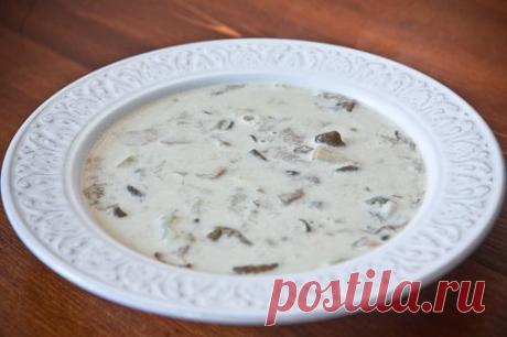 Грибной суп со сливками