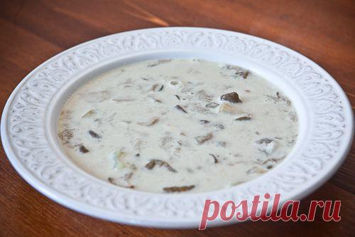 Грибной суп со сливками