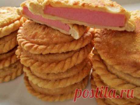 Лапоточки с колбасой