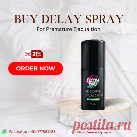 Try NottyBoy Delay Spray to reduce premature ejaculation problem.