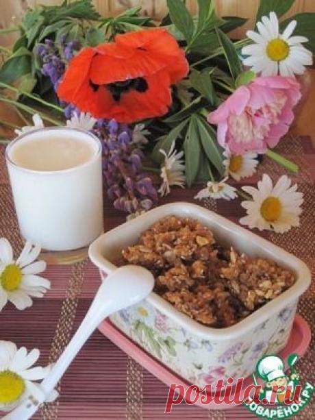 Яблочная гранола - кулинарный рецепт