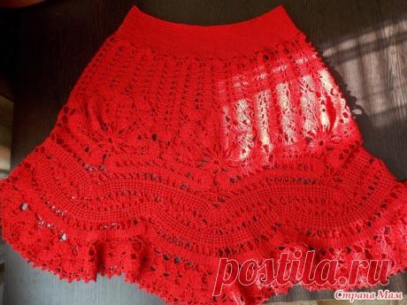 . Опрос на вязание юбки брюггским кружевом. - Страна Мам