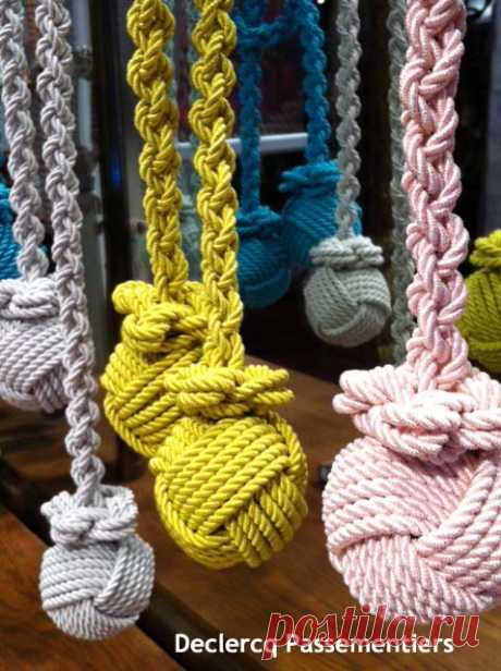 Les embrasses AWEN - Declercq Passementiers | tassle - tassel | Tassels and Craft