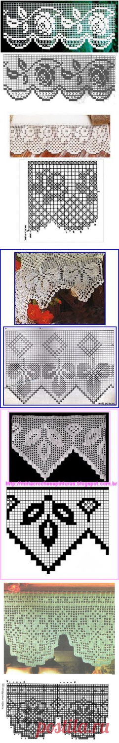 Филейка для штор оконных, полотенец, скатертей.