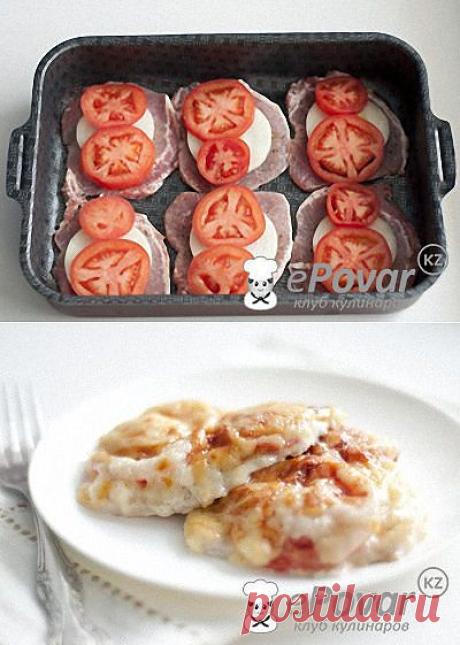 Мясо по-французски с помидорами — Рецепт приготовления с фото — Горячие блюда, Блюда из мяса