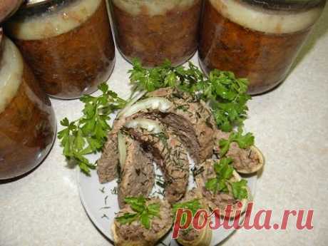 Паштет печеночно-мясной, консервированный.