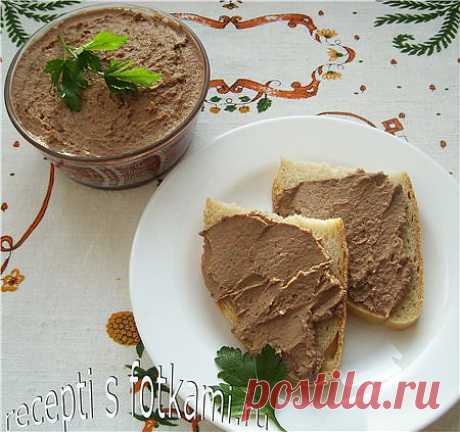 Домашний паштет из куриной печени.
