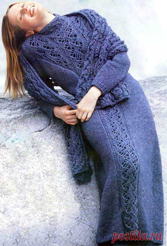 Вязаные платья. Описание и схемы. | Магия Вязания / Knitting Magic | Яндекс Дзен