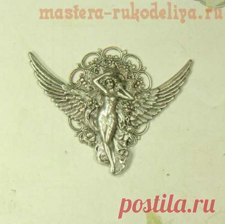 Мастера рукоделия - рукоделие для дома. Бесплатные мастер-классы, фото и видео уроки - Мастер-класс по сборке бижутерии: Сказочное винтажное украшение на шею Богиня