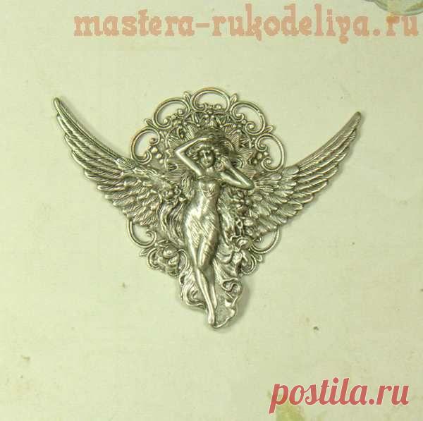 Мастера рукоделия - рукоделие для дома. Бесплатные мастер-классы, фото и видео уроки - Мастер-класс по сборке бижутерии: Сказочное винтажное украшение на шею Богиня