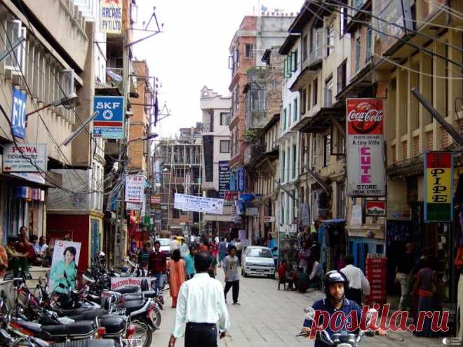 Фрик-стрит - самая популярная улица Катманду