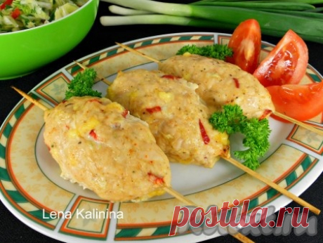 Рецепт люля-кебаба из курицы - рецепт с фото
