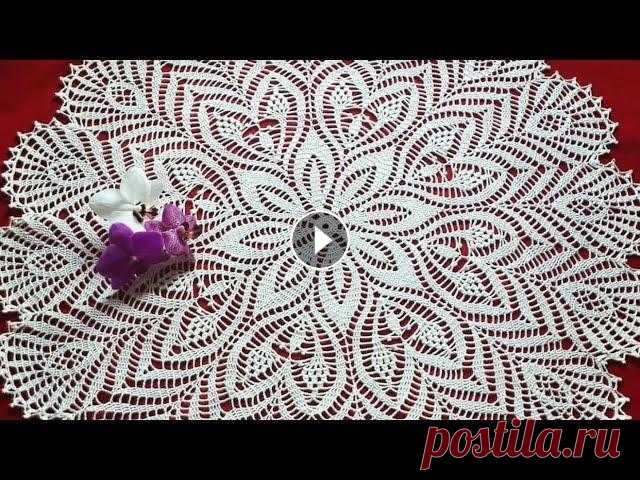 Салфетка крючком "Павлинье перо"_Часть1 #салфеткакрючком #салфеткапавлиньеперо #салфеткавидео В этом видеоуроке я предлагаю Вам связать вместе со мной салфетку крючком, которая называется "Павлинье перо". Диаметр салфетки 77 см. Для в...