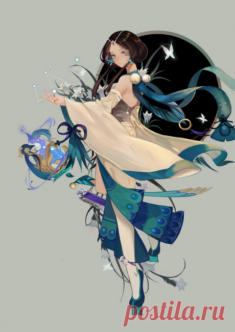 Восемьсот бхикшуни | JL-охотник - работа фанатов - иллюстрация королевства граффити