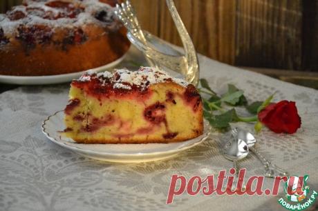 Ягодный пирог с маскарпоне Кулинарный рецепт