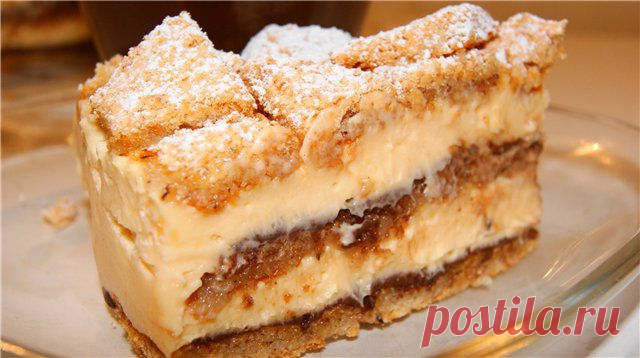 Орехово-лимонный торт (без муки).