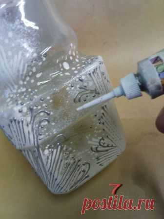 Декор бутылок и баночек