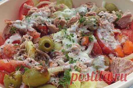 Kretischer Thunfischsalat "Matala" von dieter_sedlaczek| Chefkoch