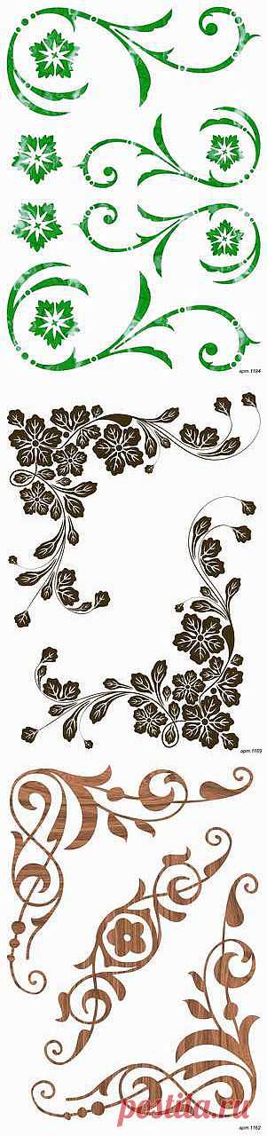 Узоры для декорирования.