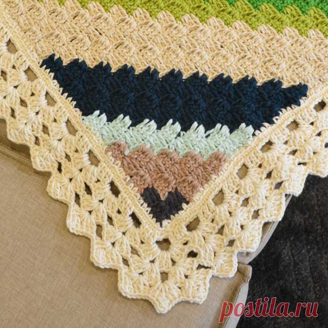 Красивые пледы крючком. Описание и схемы вязания | Вязание с Paradosik_Handmade | Дзен