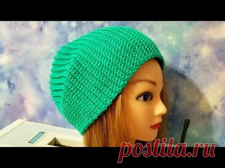 Косынка крючком для начинающих.