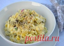 Сытный картофельный салат