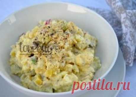 Сытный картофельный салат
