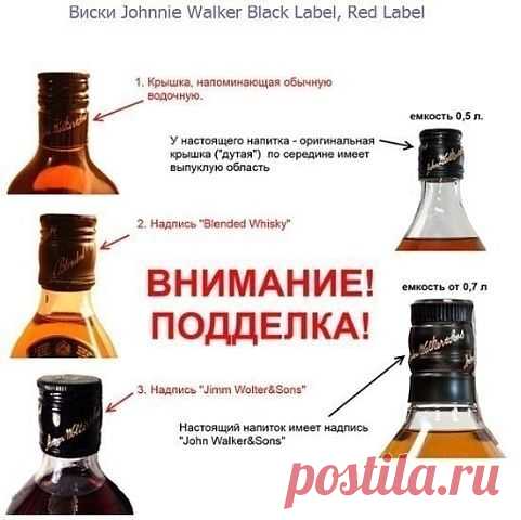Как отличить настоящий алкоголь от подделки