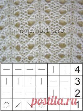 Ажурный узор для вязания 78