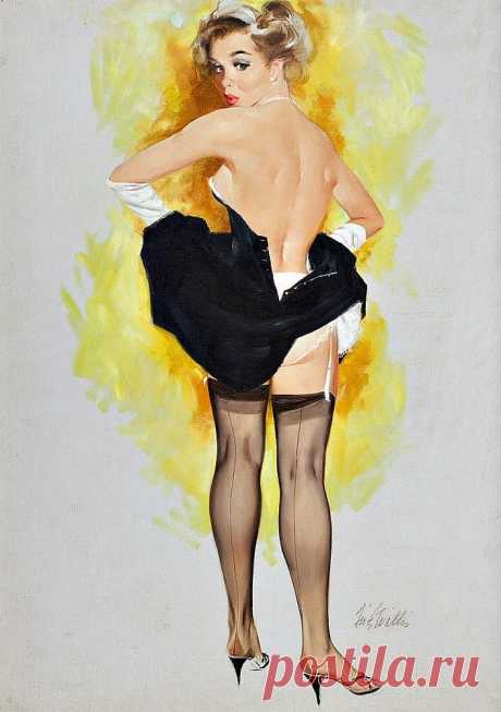 Pin-up girl by Fritz Willis