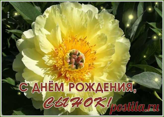 Оригинальная открытка с днем рождения сыну - оригинальное поздравление онлайн, скачивайте и отправляйте. Прикольная открытка с днем рождения любимому сыну.