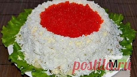 Салат &quot;Загадай желание&quot; - кулинарный рецепт. Миллион Меню