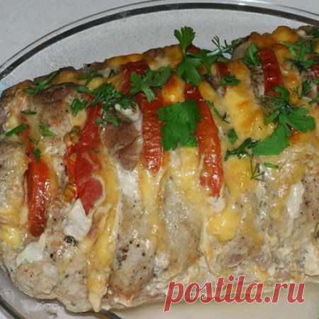 ✔ Самые вкусные рецепты, съедается за секунды: Запеченная свинина "Гармошка” с луком
