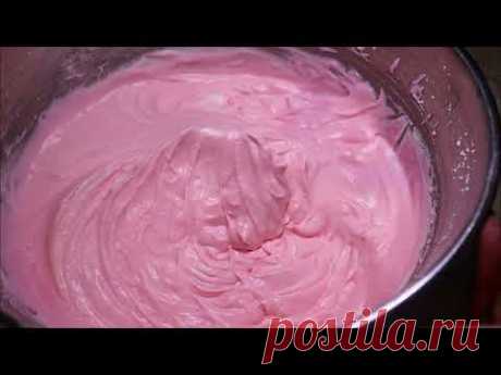 КЛУБНИЧНЫЙ КРЕМ БЕЗ ПРОБЛЕМ. СТАБИЛЬНЫЙ.АРОМАТНЫЙ.ВКУСНЫЙ. КЕКСИК