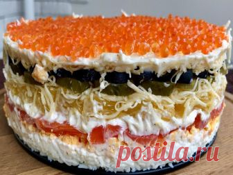 10 вкуснейших салатов в Новогоднем оформлении — Фактор Вкуса