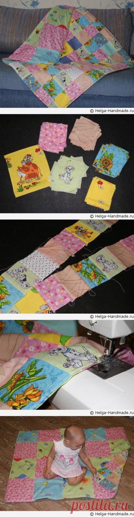Шьем лоскутное одеяло для малышей | Умелые ручки
