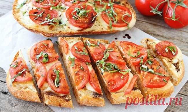 Вкуснейшая итальянская брускетта всего за 5 минут