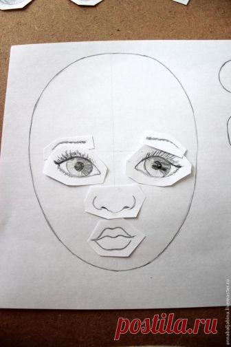 Лицо текстильной куклы - ищем свой стиль – Ярмарка Мастеров