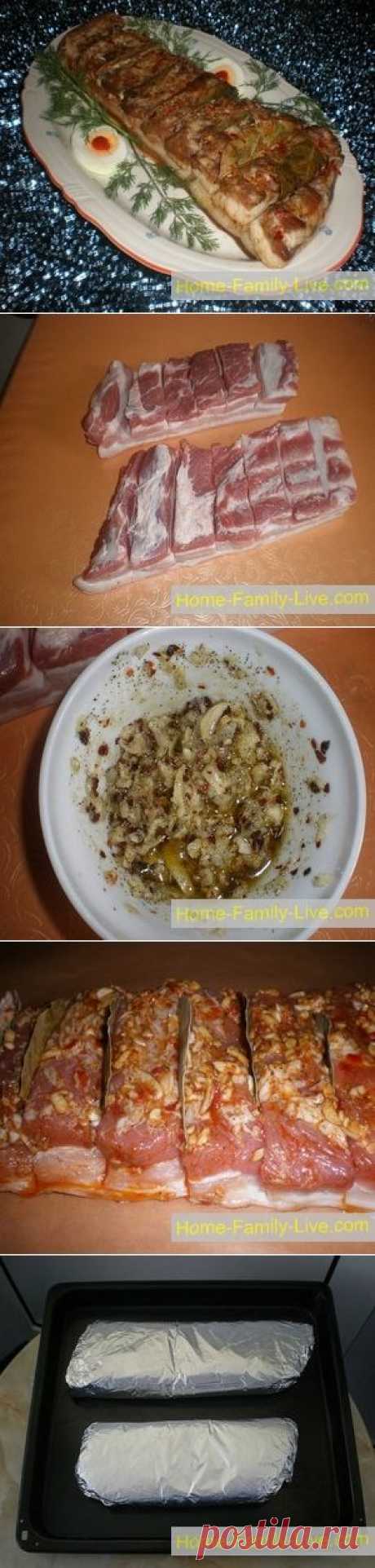 Брюшина в духовке